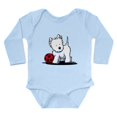 thumbnail image 1 of CafePress - Westie & Ball Long Sleeve Infant Bodysuit - Long Sleeve Cotton Baby Bodysuit, 1 of 4
