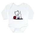 thumbnail image 1 of CafePress - Westie & Ball Long Sleeve Infant Bodysuit - Long Sleeve Cotton Baby Bodysuit, 1 of 4
