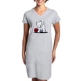 thumbnail image 1 of CafePress - Westie & Ball - Women's Nightshirt, 1 of 4