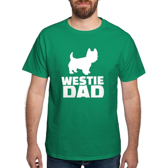 CafePress - Westie Dad T Shirt - Men's Classic Graphic Cotton T-Shirt