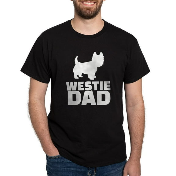 CafePress - Westie Dad T Shirt - Men's Classic Graphic Cotton T-Shirt