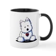 thumbnail image 1 of CafePress - Westie Doorway To My Heart Mug - 11 oz Ceramic Mug - Novelty Coffee Tea Cup, 1 of 4