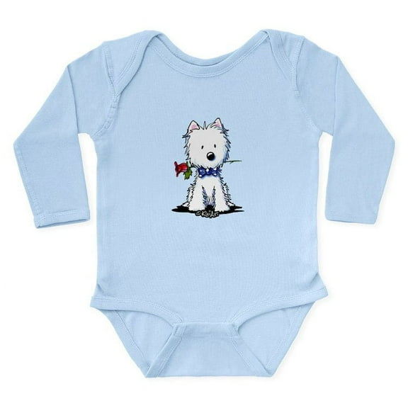 CafePress - Westie Gent Long Sleeve Infant Bodysuit - Long Sleeve Cotton Baby Bodysuit