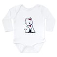 thumbnail image 1 of CafePress - Westie Heart Girl Long Sleeve Infant Bodysuit - Long Sleeve Cotton Baby Bodysuit, 1 of 4