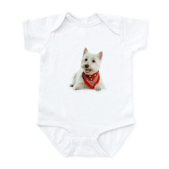 CafePress - Westie Infant Bodysuit - Baby Light Bodysuit, Size Newborn - 24 Months