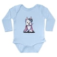 thumbnail image 1 of CafePress - Westie Princess Sparkleheart Long Sleeve Infant Bo - Long Sleeve Cotton Baby Bodysuit, 1 of 4