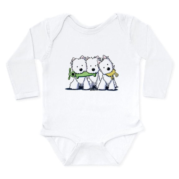 CafePress - Westie Pro Players Long Sleeve Infant Bodysuit - Long Sleeve Cotton Baby Bodysuit