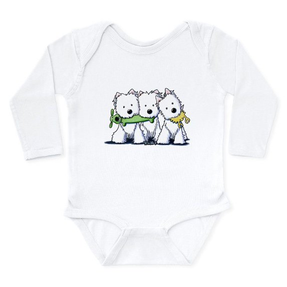 CafePress - Westie Pro Players Long Sleeve Infant Bodysuit - Long Sleeve Cotton Baby Bodysuit