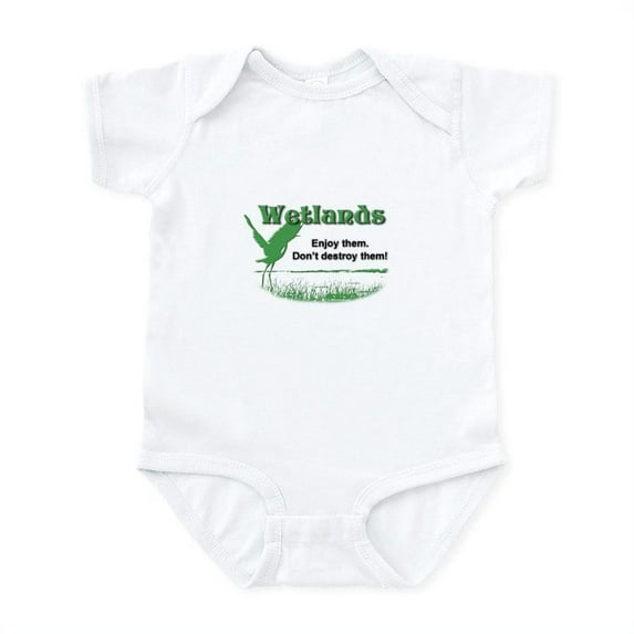CafePress - Wetland Infant Bodysuit - Baby Light Bodysuit, Size Newborn - 24 Months