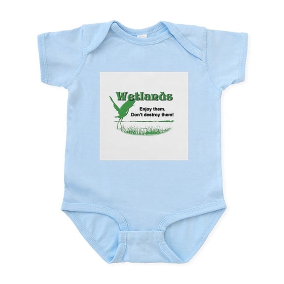 CafePress - Wetland Infant Bodysuit - Baby Light Bodysuit, Size Newborn - 24 Months