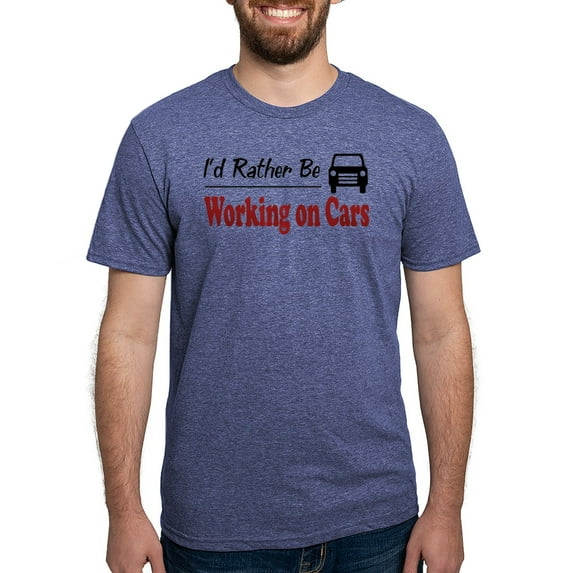 CafePress - Wg267_Car Men's Deluxe T Shirt - Mens Tri-blend T-Shirt