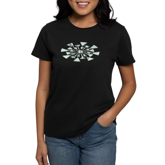 CafePress - Wg437_TVI Women's Value T Shirt - Women's Traditional Fit Dark T-Shirt
