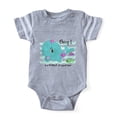 thumbnail image 1 of CafePress - Whale 1St Birthday - Cute Infant Baby Football Bodysuit, 1 of 3