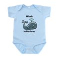 thumbnail image 1 of CafePress - Whale Hello There Body Suit - Baby Light Bodysuit, Size Newborn - 24 Months, 1 of 4