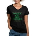 thumbnail image 1 of CafePress - Whale Oil Beef Hooked St. Patricks Day Design T Sh - Women's V-Neck Dark T-Shirt, 1 of 4