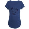 thumbnail image 1 of CafePress - Whale Sahrk Blue Spiral Maternity Dark T Shirt - Maternity Dark T-Shirt, 1 of 3