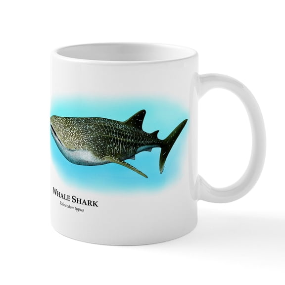 CafePress - Whale Shark Mug - 11 oz Ceramic Mug - Novelty Coffee Tea Cup