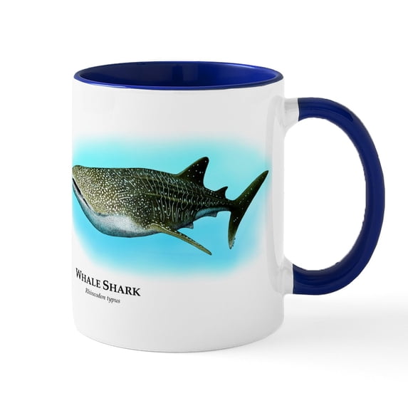 CafePress - Whale Shark Mug - 11 oz Ceramic Mug - Novelty Coffee Tea Cup