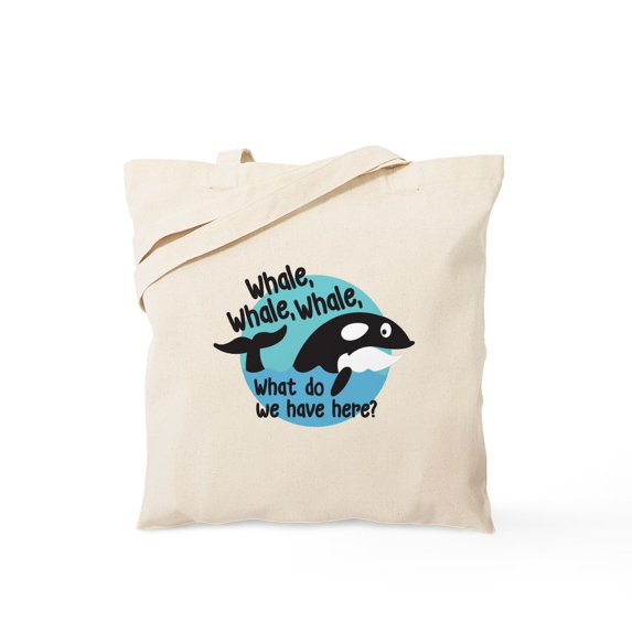 CafePress - Whale Whale Whale Tote Bag - Unisex Canvas Tote Bag, Beige, 1-Piece