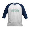 thumbnail image 1 of CafePress - What Are Deadlines Kids Baseball Jersey - Kids Cotton Baseball Jersey, 3/4 Sleeve Shirt, 1 of 4