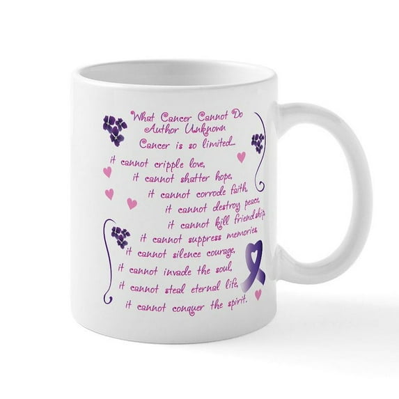 CafePress - What Cancer Cannot Do... Mug - 11 oz Ceramic Mug - Novelty Coffee Tea Cup