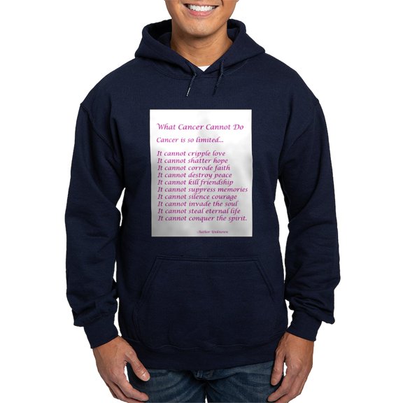 CafePress - What Cancer Cannot Do Poem Hoodie - Pullover Hoodie, Classic, Comfortable Hooded Sweatshirt
