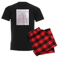 thumbnail image 1 of CafePress - What Cancer Cannot Do Poem Pajamas - Men's Dark Loose Fit Cotton Pajama Set, 1 of 7