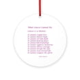 thumbnail image 1 of CafePress - What Cancer Cannot Do Poem -  Round Wood Ornament 4", 1 of 2
