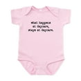 thumbnail image 1 of CafePress - What Happens At Daycare Infant Bodysuit - Baby Light Bodysuit, Size Newborn - 24 Months, 1 of 4