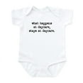 thumbnail image 1 of CafePress - What Happens At Daycare Infant Bodysuit - Baby Light Bodysuit, Size Newborn - 24 Months, 1 of 4