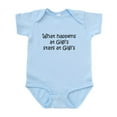 thumbnail image 1 of CafePress - What Happens At Gigi's Infant Bodysuit - Baby Light Bodysuit, Size Newborn - 24 Months, 1 of 4