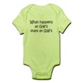 thumbnail image 1 of CafePress - What Happens At Gigi's Infant Bodysuit - Baby Light Bodysuit, 1 of 1