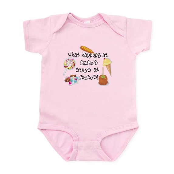 CafePress - What Happens At Mamo's... Infant Bodysuit - Baby Light Bodysuit, Size Newborn - 24 Months