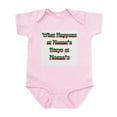 thumbnail image 1 of CafePress - What Happens At Nonna's Stays Infant Bodysuit - Baby Light Bodysuit, Size Newborn - 24 Months, 1 of 4