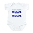thumbnail image 1 of CafePress - What Happens At The Lake Stays At The Lake Infant - Baby Light Bodysuit, Size Newborn - 24 Months, 1 of 4