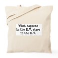 thumbnail image 1 of CafePress - What Happens In The R.V. Stays In The R.V. Tote Ba - Unisex Canvas Tote Bag, Beige, 1-Piece, 1 of 6