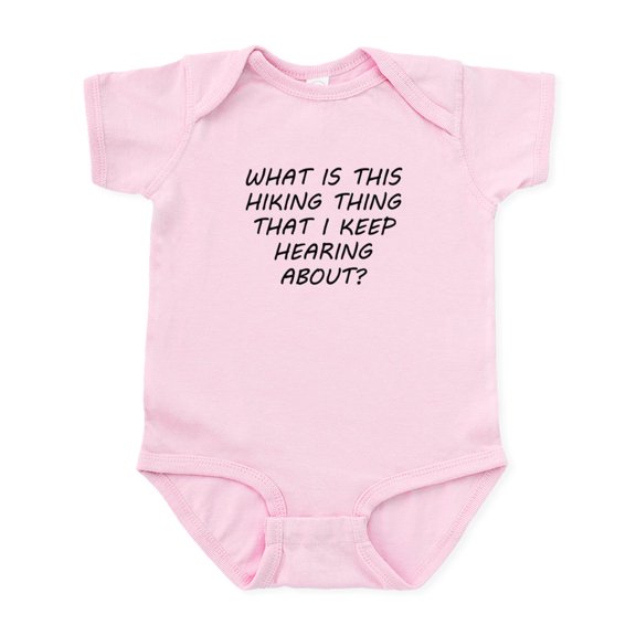 CafePress - What Is This Hiking Thing Body Suit - Baby Light Bodysuit, Size Newborn - 24 Months
