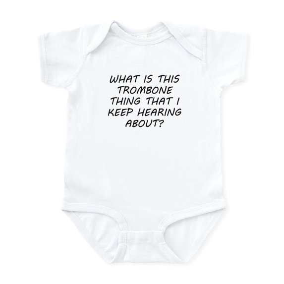 CafePress - What Is This Trombone Thing Body Suit - Baby Light Bodysuit, Size Newborn - 24 Months