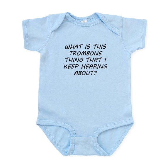 CafePress - What Is This Trombone Thing Body Suit - Baby Light Bodysuit, Size Newborn - 24 Months