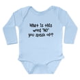 thumbnail image 1 of CafePress - What Is This Word NO Body Suit - Long Sleeve Cotton Baby Bodysuit, 1 of 4