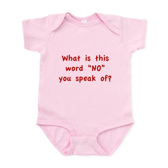 CafePress - What Is This Word No You Speak Of? Infant Bodysu - Baby Light Bodysuit, Size Newborn - 24 Months