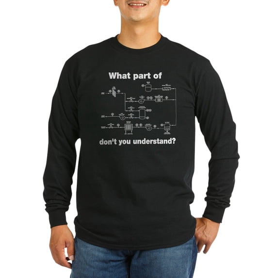 CafePress - What Part Of Engineering Plans Don't You Understan - Long Sleeve Dark T-Shirt