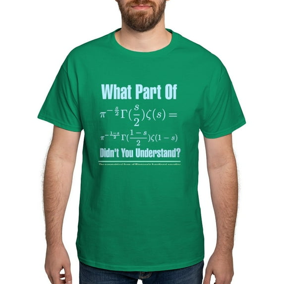 CafePress - What Part Of Riemann's? Dark T Shirt - Men's Classic Graphic Cotton T-Shirt