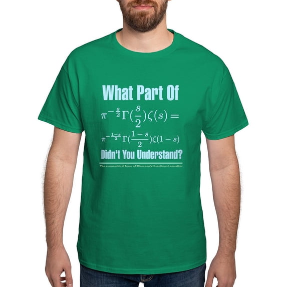 CafePress - What Part Of Riemann's? Dark T Shirt - Men's Classic Graphic Cotton T-Shirt