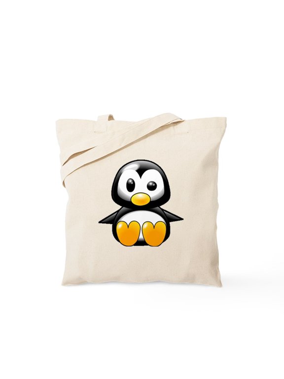 - What The Heck Penguin Tote Bag - Unisex Canvas Tote Bag, Beige, 1-Piece