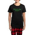 thumbnail image 1 of CafePress - What's The Craic Women's Dark Pajamas - Women's Short Sleeve Print T-Shirt and Pants Dark Cotton Pajama Set, 1 of 7