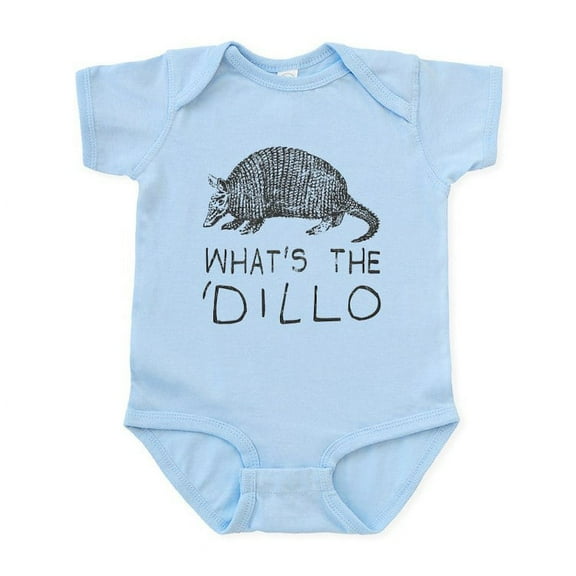 CafePress - What's The Dillo Body Suit - Baby Light Bodysuit, Size Newborn - 24 Months