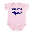 thumbnail image 1 of CafePress - What's UP? Body Suit - Baby Light Bodysuit, Size Newborn - 24 Months, 1 of 4