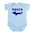 thumbnail image 1 of CafePress - What's UP? Body Suit - Baby Light Bodysuit, Size Newborn - 24 Months, 1 of 4