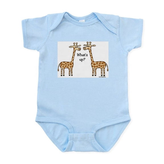 CafePress - What's Up? Giraffe Infant Bodysuit - Baby Light Bodysuit, Size Newborn - 24 Months